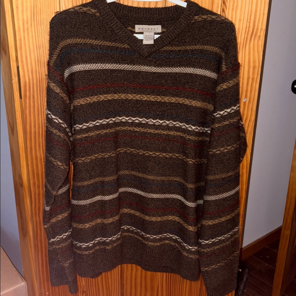Striped Brown Sweater